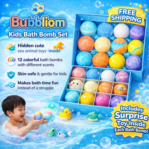 Easter Surprise Bath Bombs With Toys for Kids