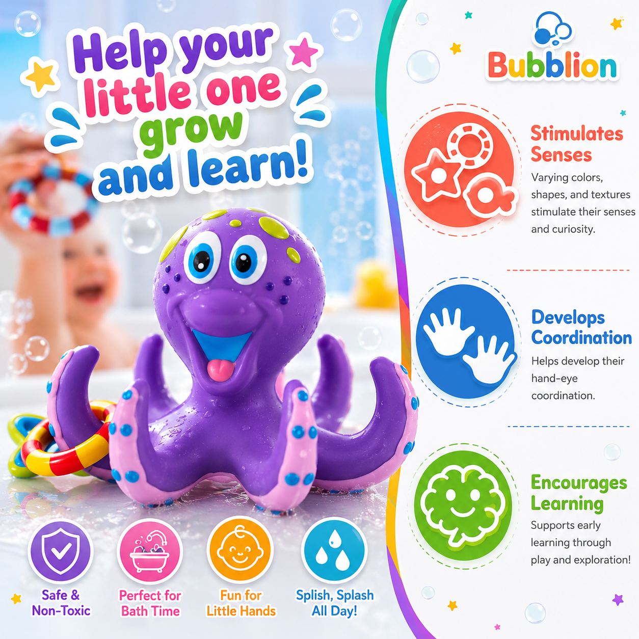 Octopus Floating Bath Toy