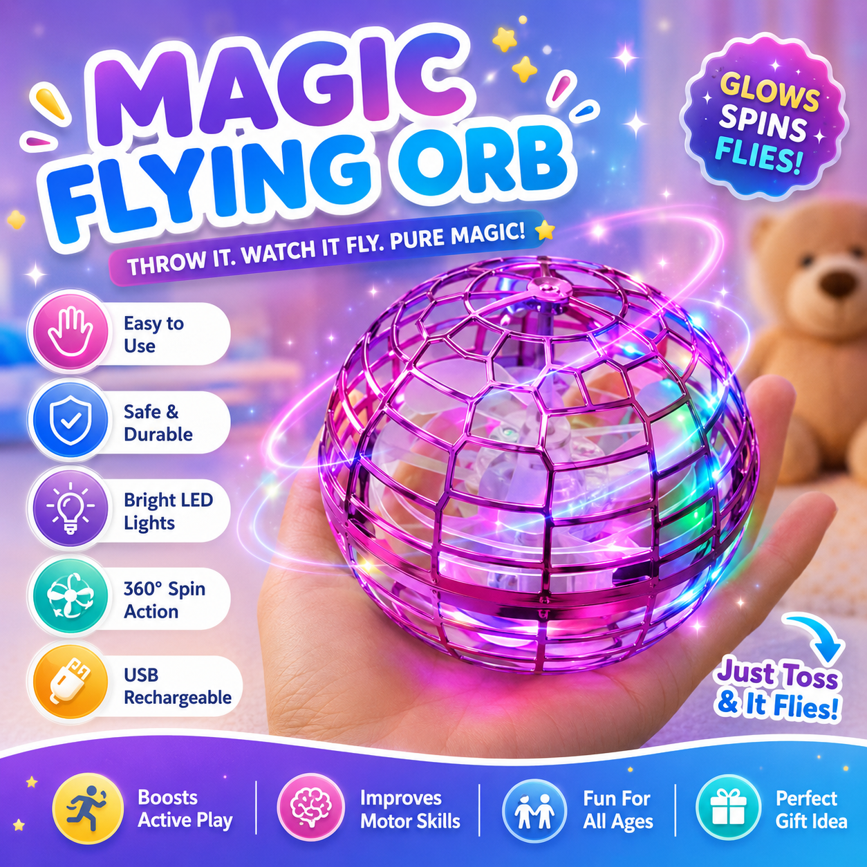 The Flying Magic Ball Set 3 Balls/Set