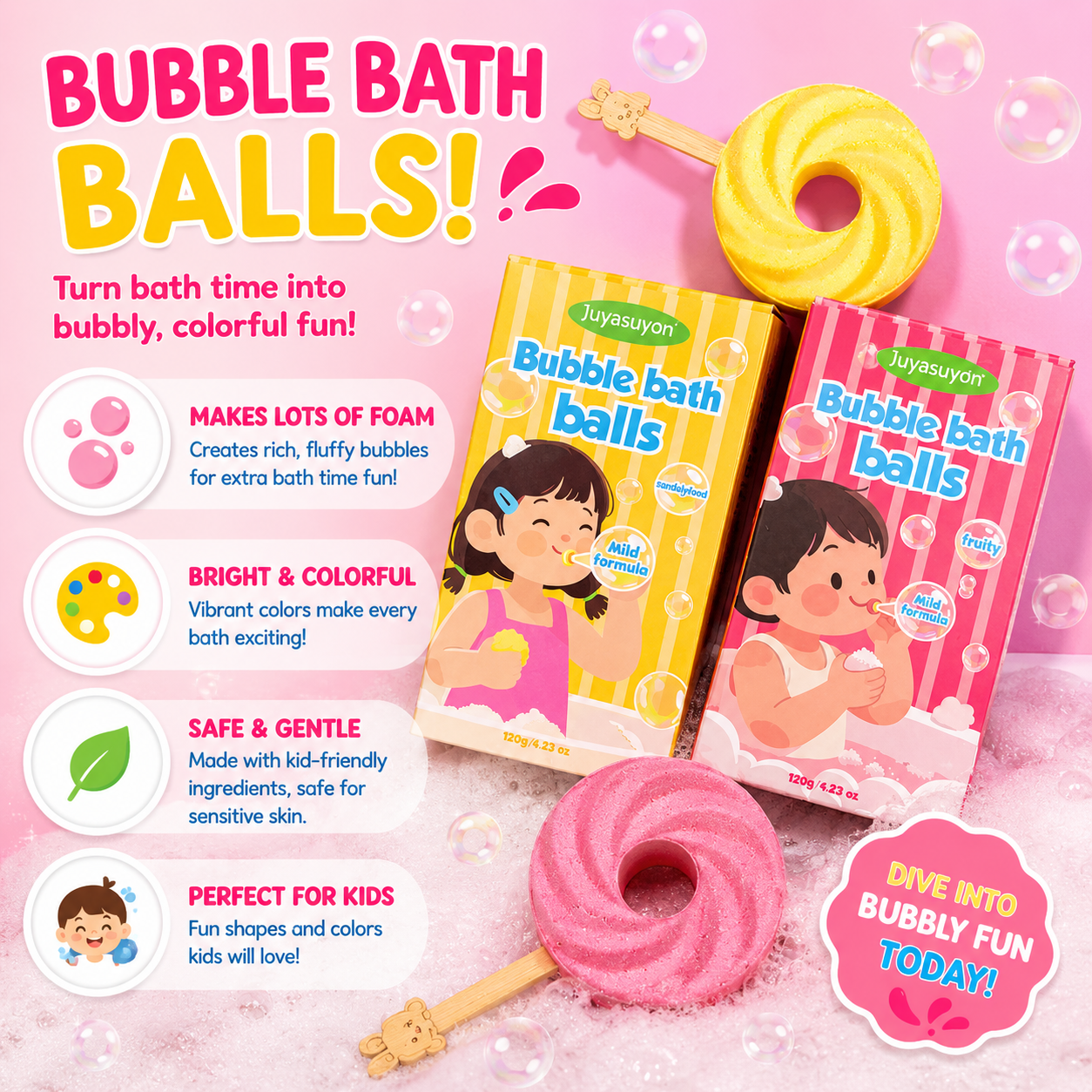 Lollipop Bath Bomb