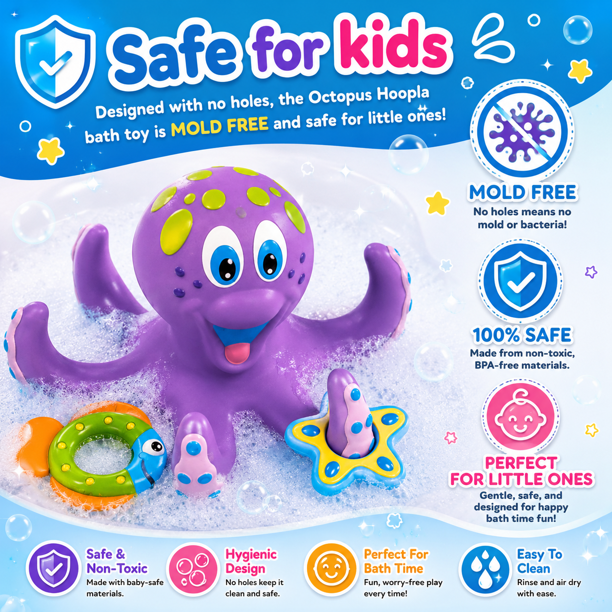Octopus Floating Bath Toy