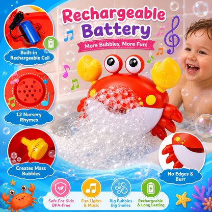 Bath Bubble Crab