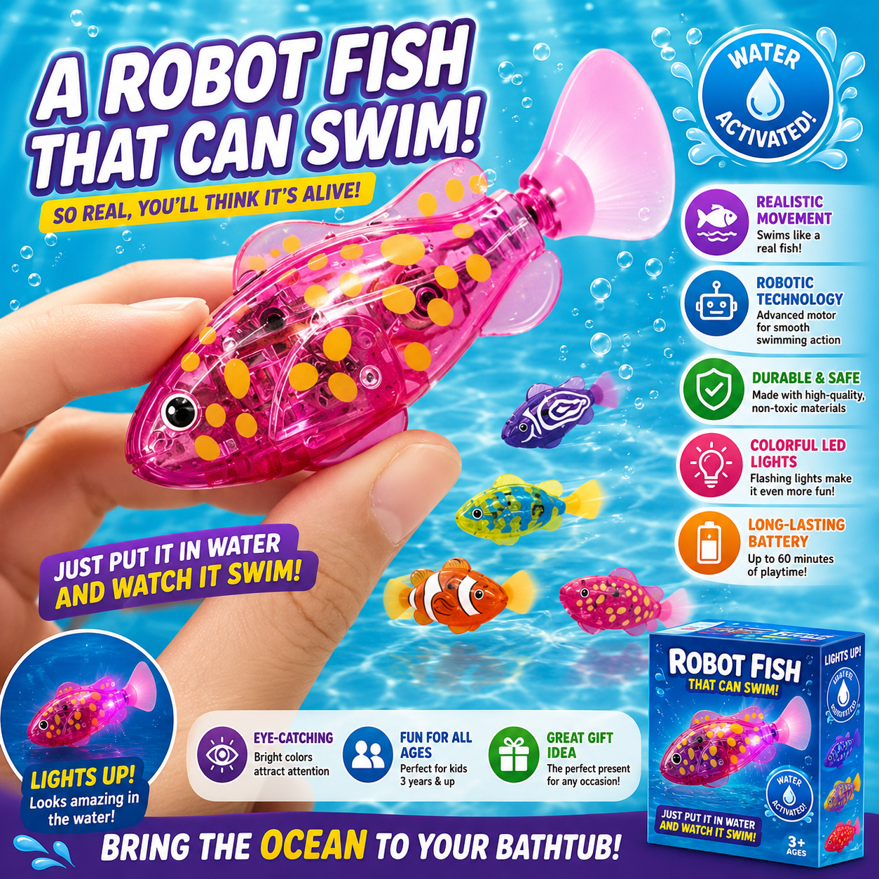 Magic Swimming Fish