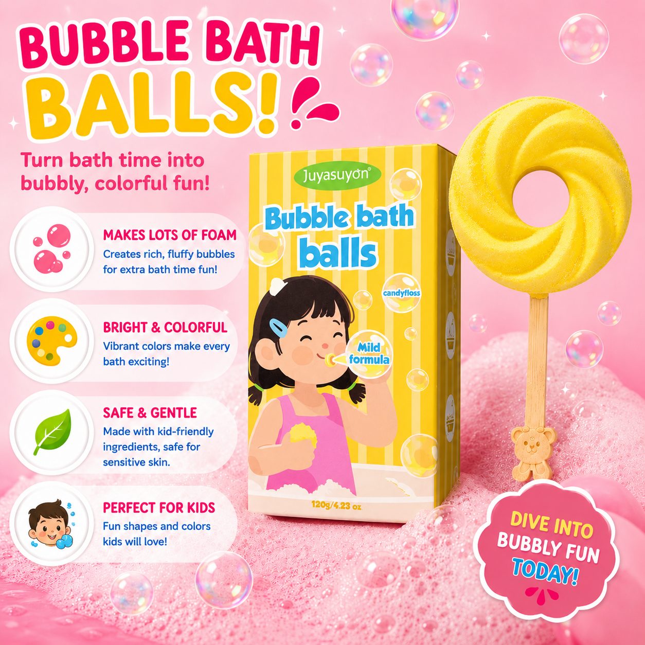 Lollipop Bath Bomb